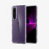 ACS03130 - Sony Xperia 10 III Case Ultra Hybrid in crystal clear showing the back